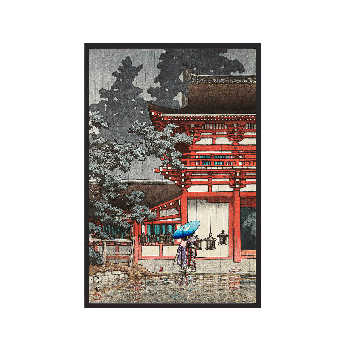Kasuga Shrine, Nara (1933) by Kawase Hasui