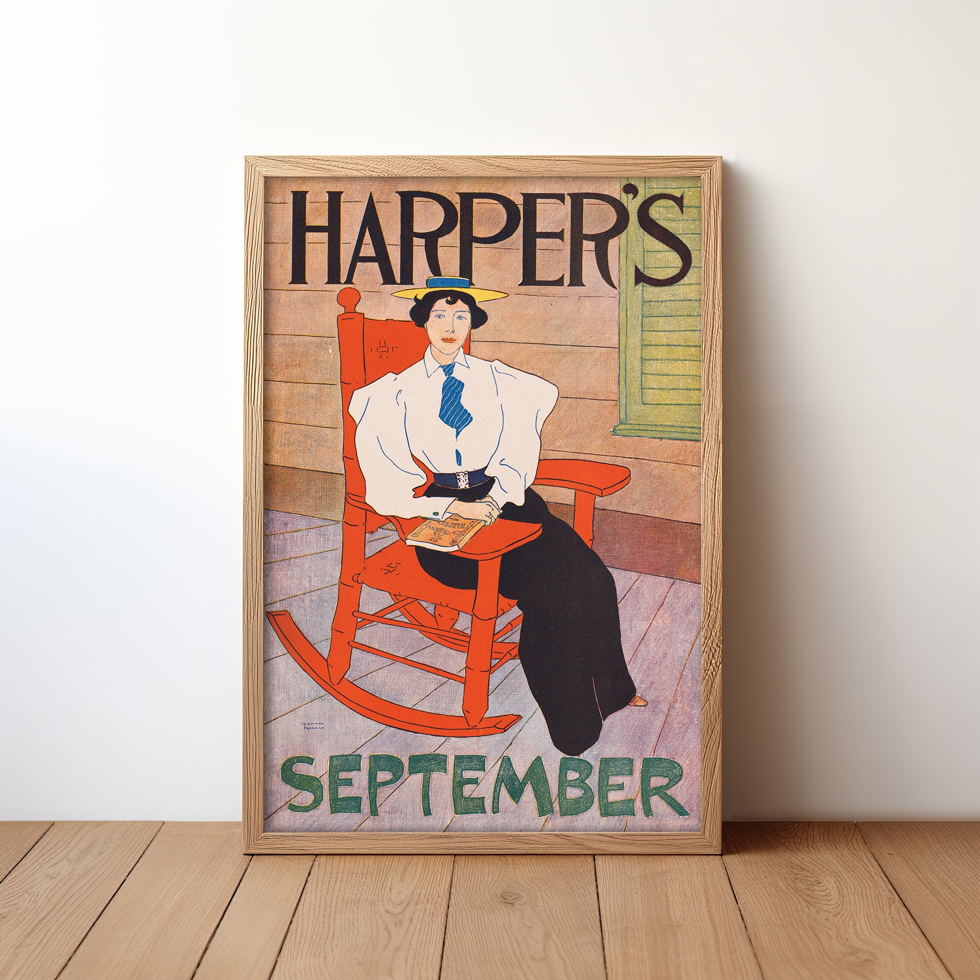 Harper’s Septmeber (1894) by Edward Penfield