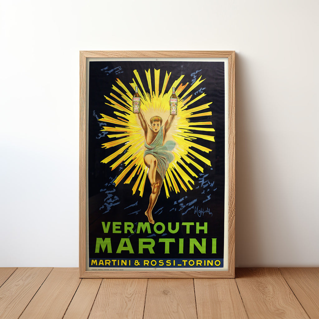 Vermouth Martini – Sunburst Poster (1920) by Leonetto Cappiello