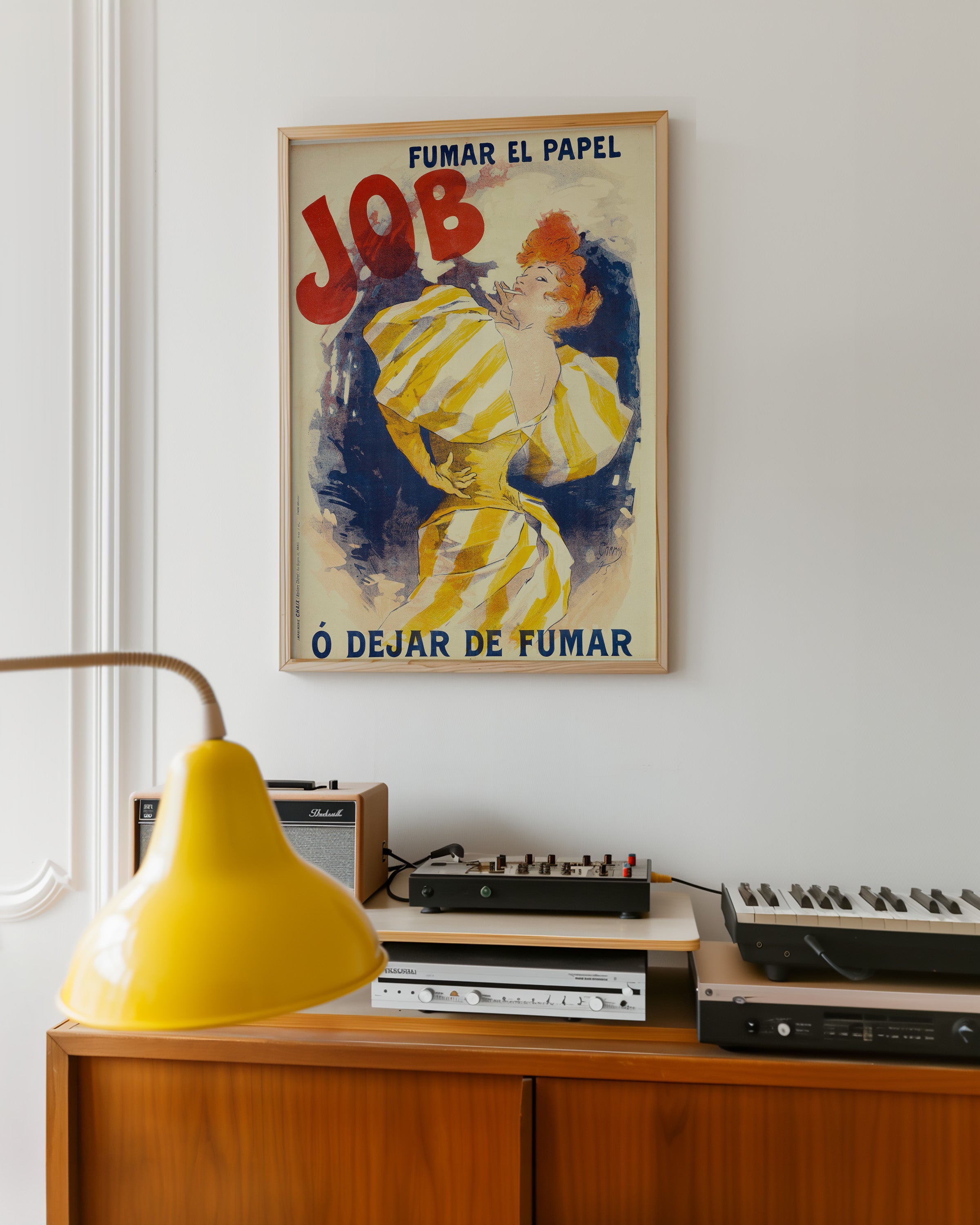 Fumar el Papel JOB (1895) by Jules Chéret