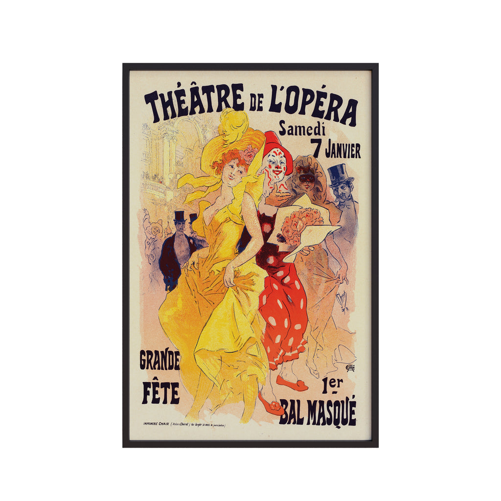 Bals de l’Opéra en (1899) by Jules Chéret