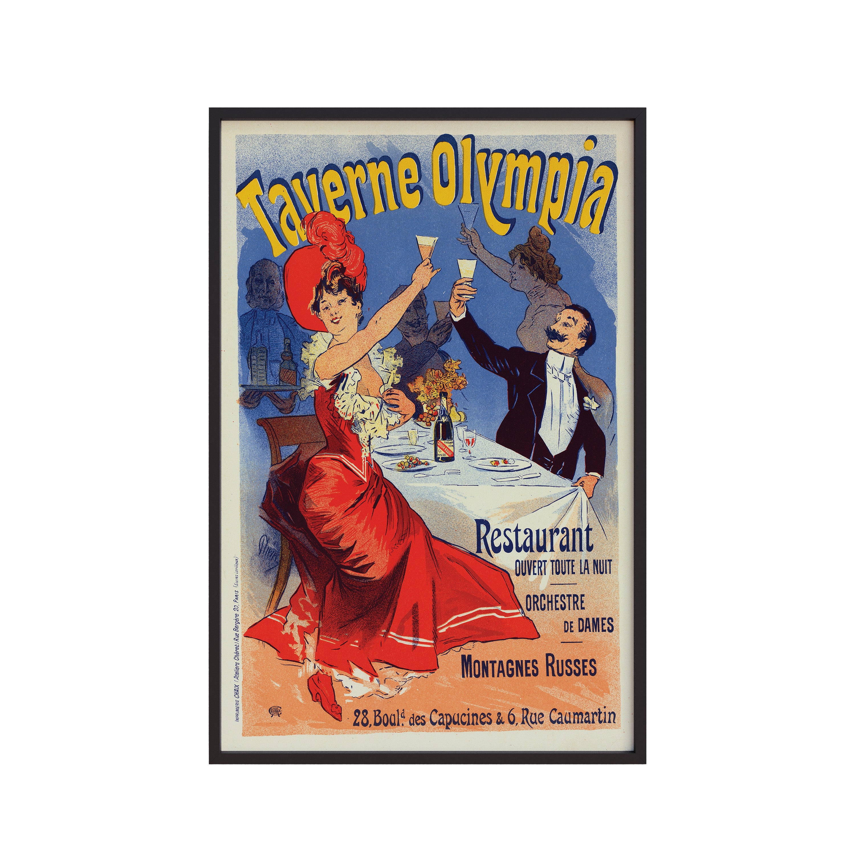 Taverne Olympia (1899) by Jules Chéret