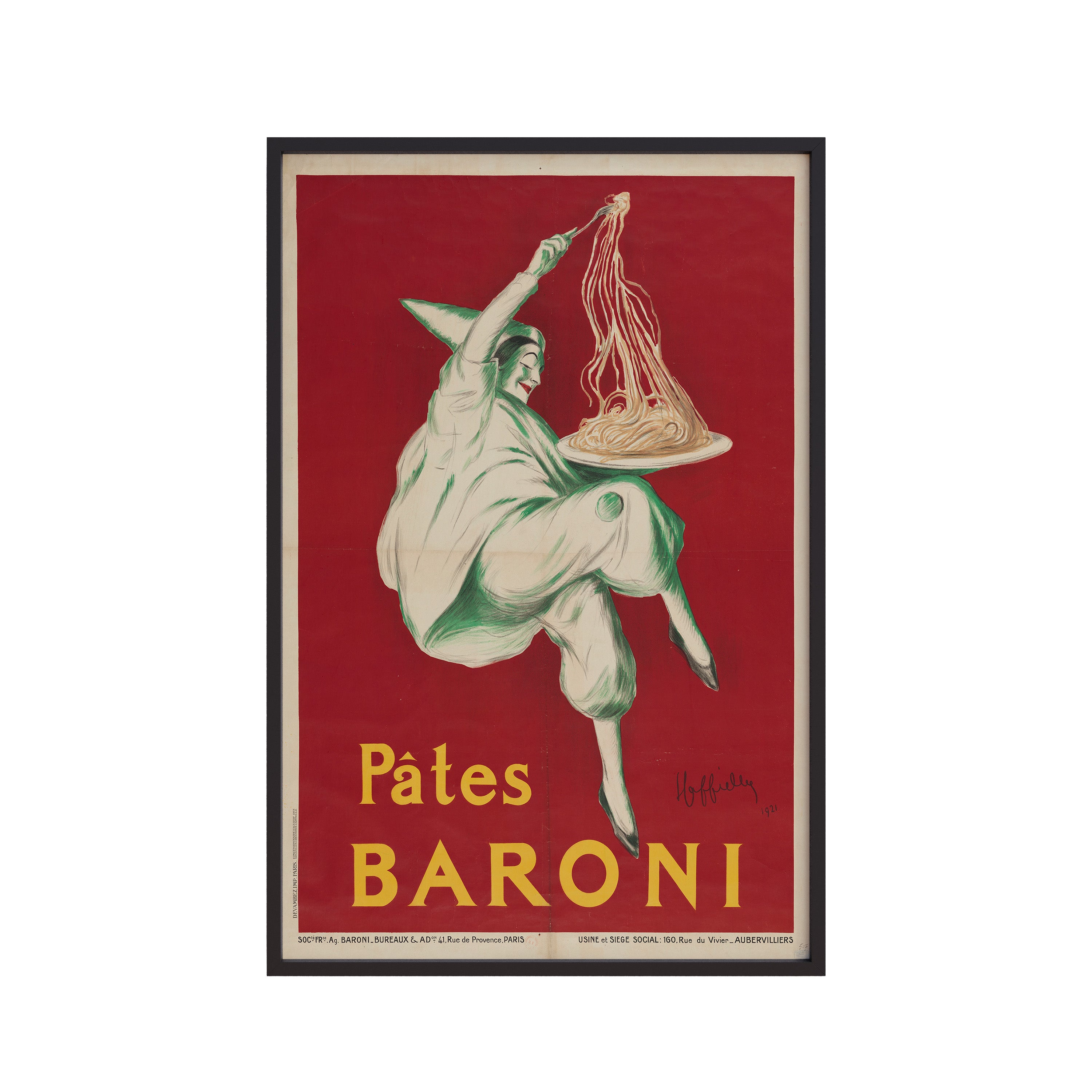Pâtes Baroni (1921) by Leonetto Cappiello