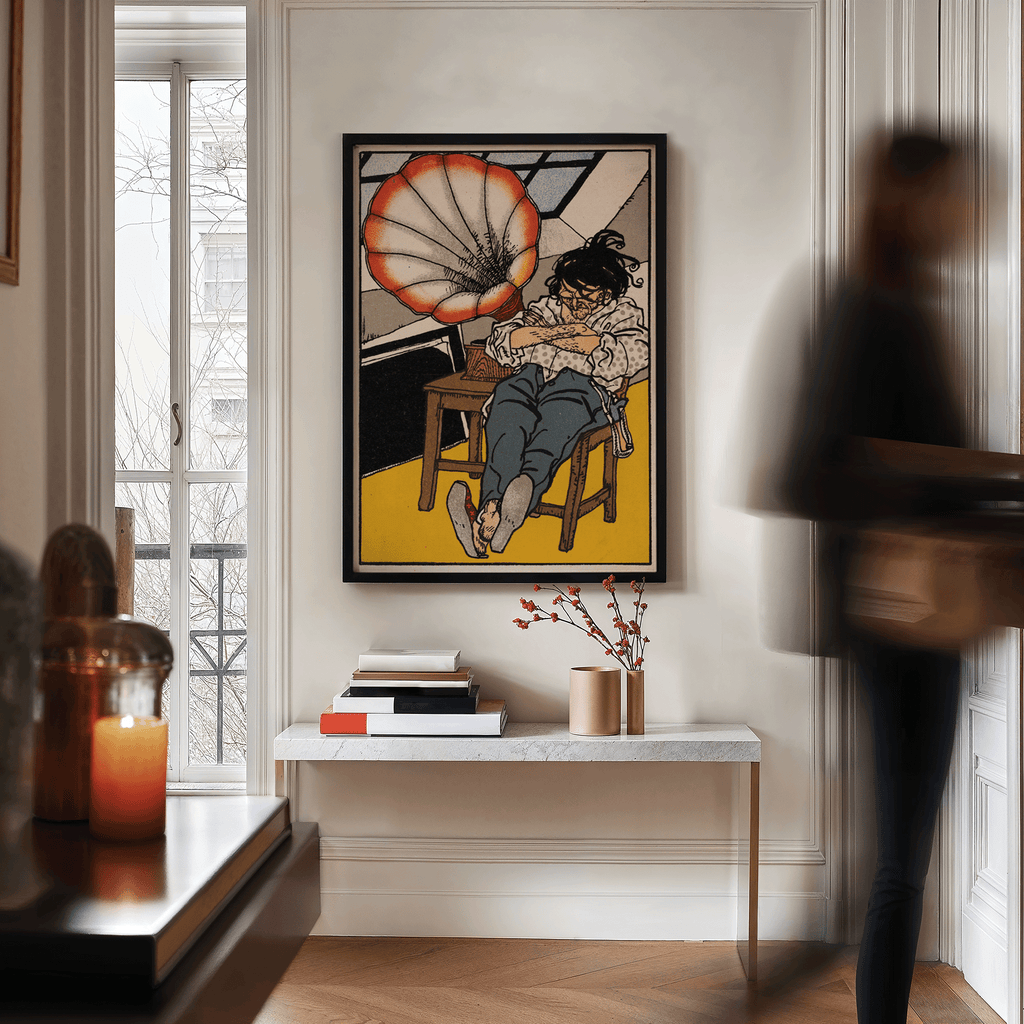 A Beethoven Enthusiast (1911) by Moriz Jung