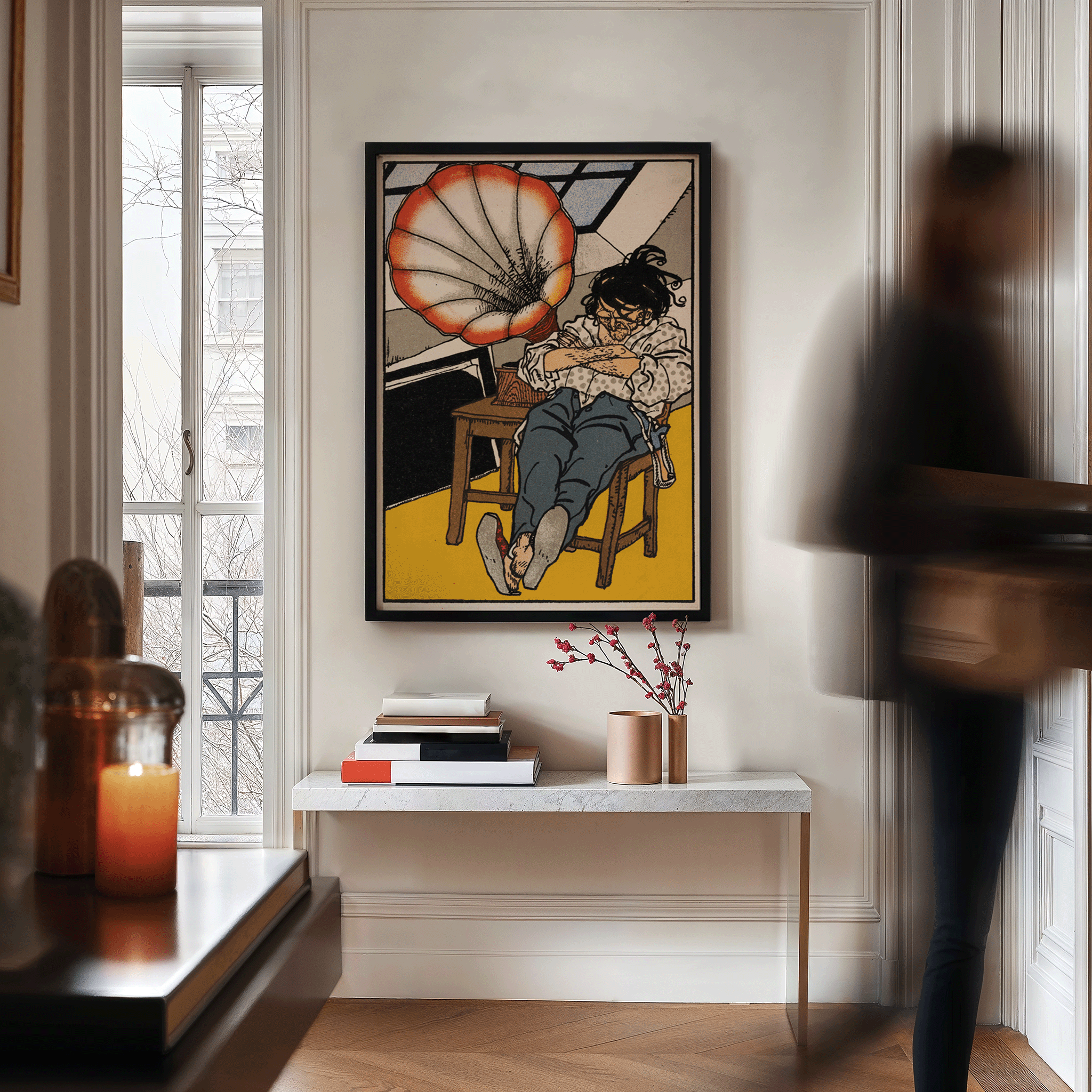 A Beethoven Enthusiast (1911) by Moriz Jung