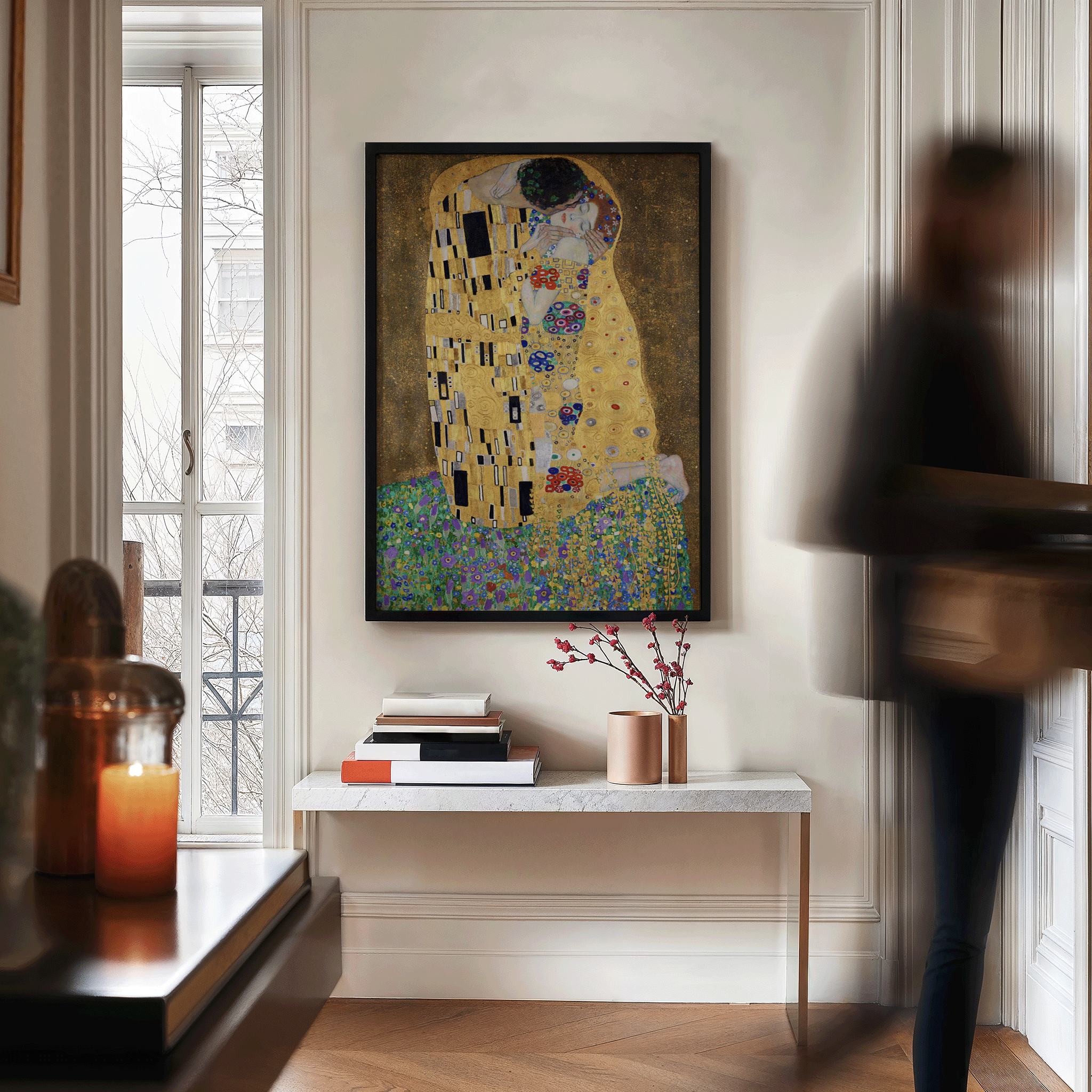 The Kiss (1907-1908) by Gustav Klimt