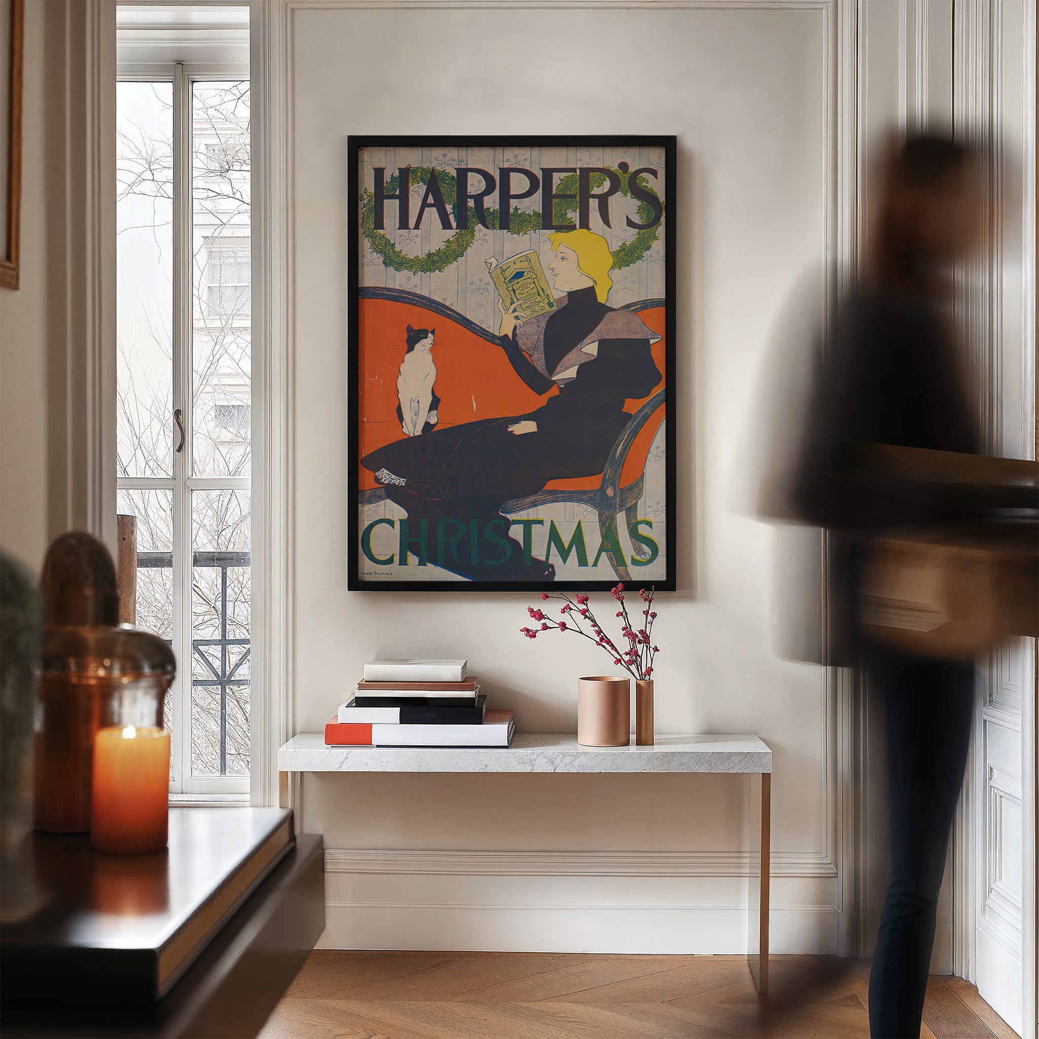 Harper’s Christmas (1894) by Edward Penfield