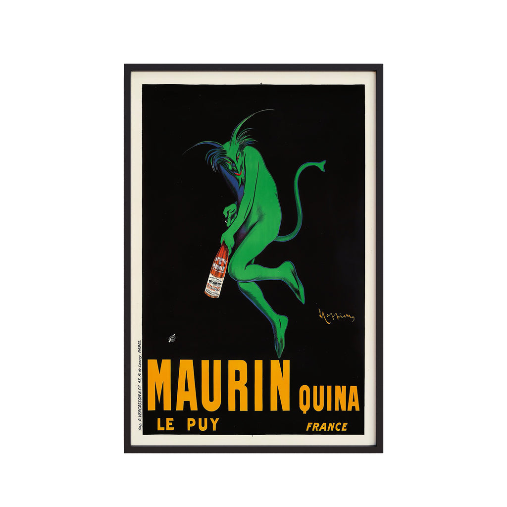 Maurin Quina- The Green Devil (1906) by Leonetto Cappiello