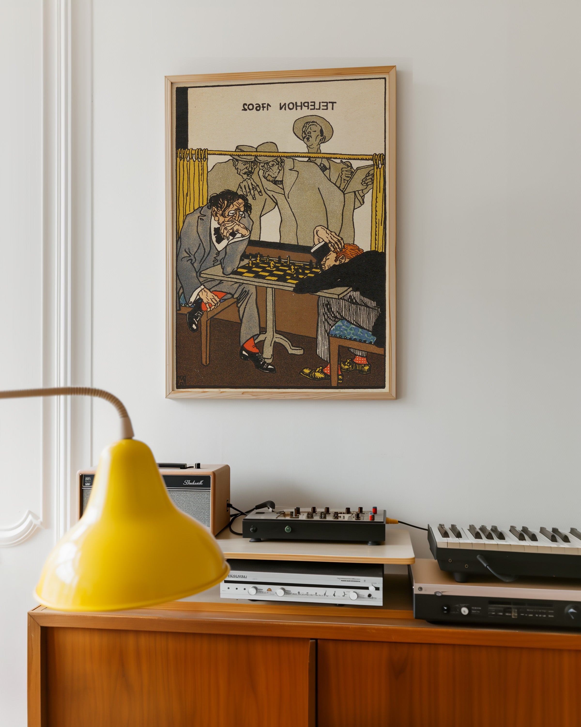 Viennese Café: The Chess Players  (1911) by Moriz Jung