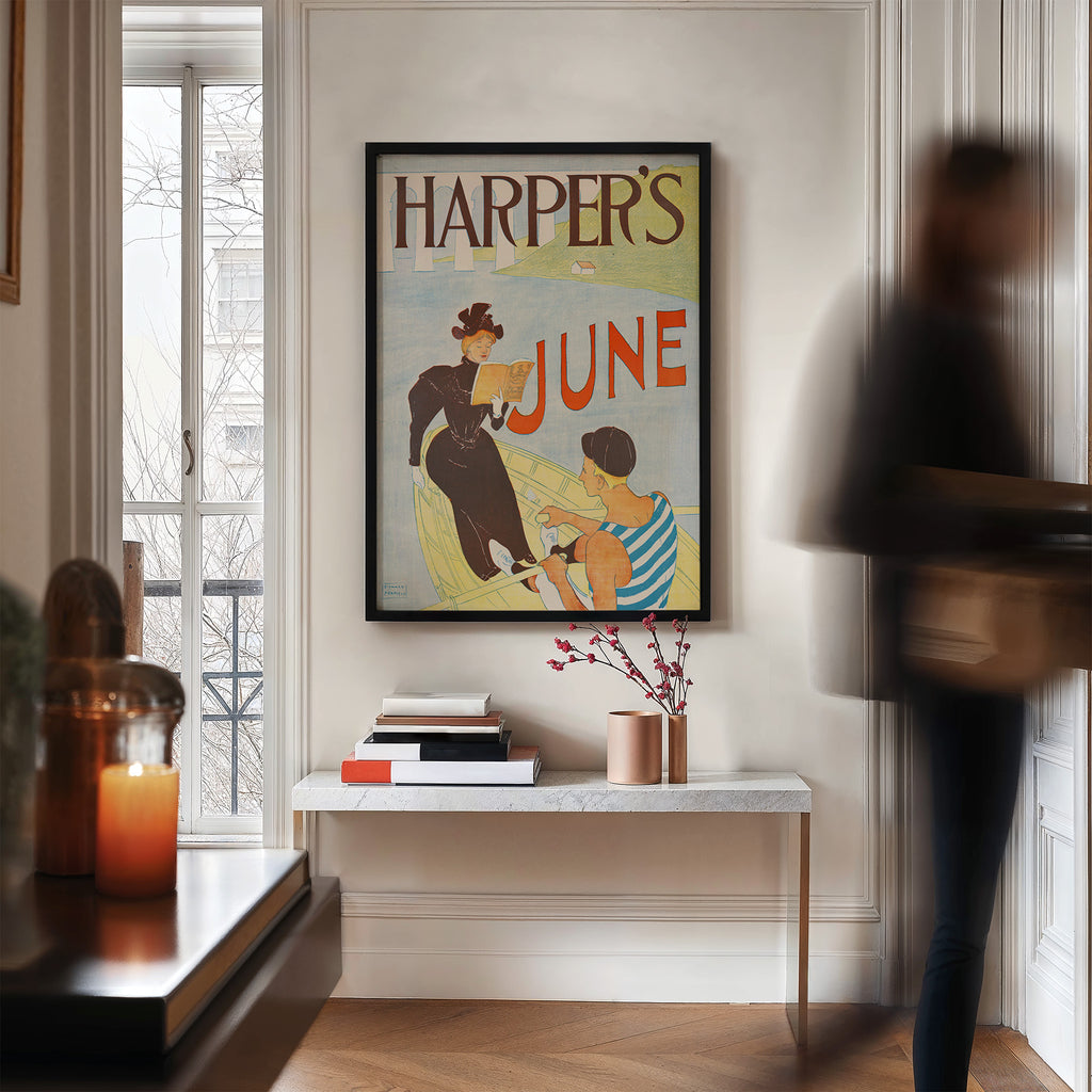 Harper’s June (1894) by Edward Penfield
