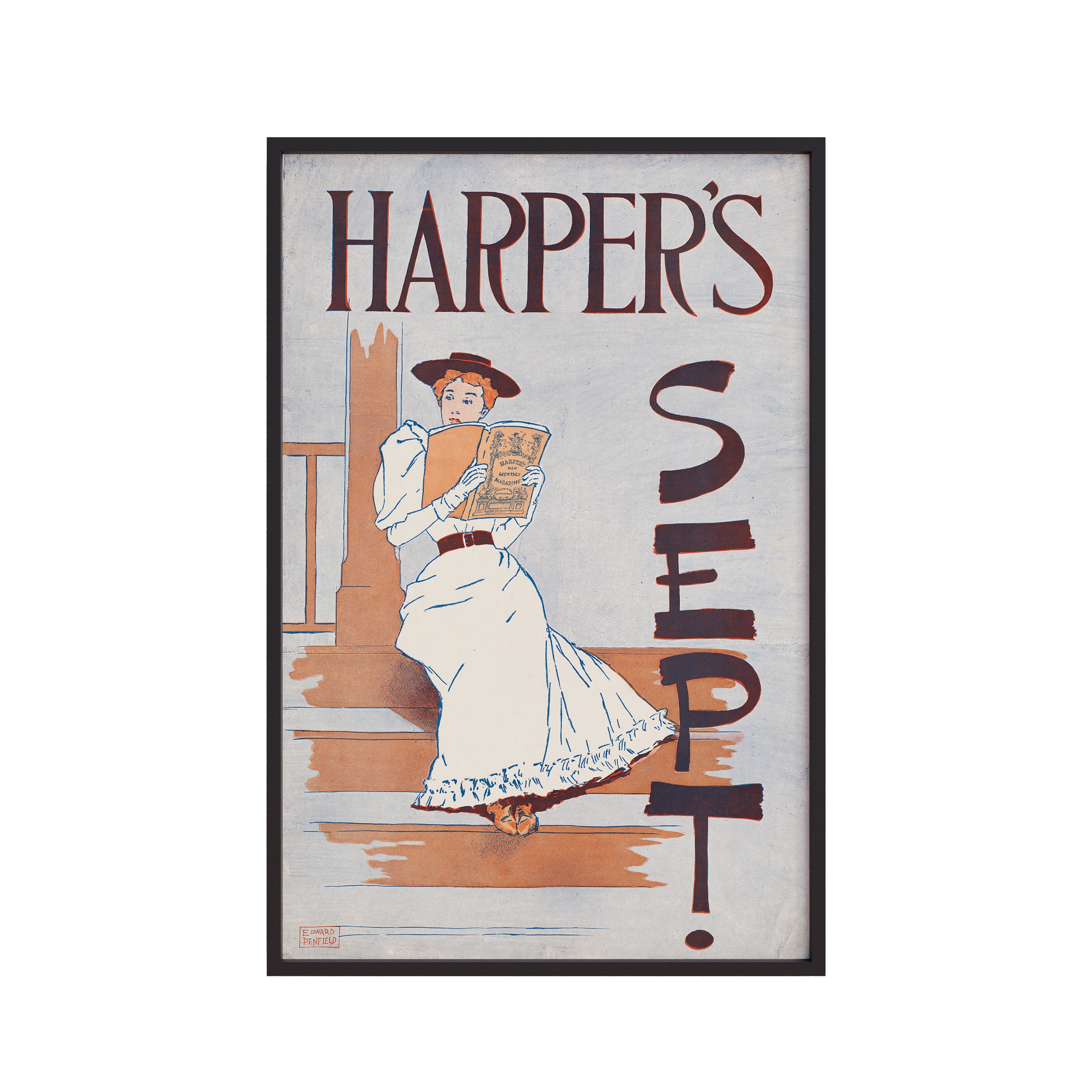 Harper’s Septmeber (1893) by Edward Penfield