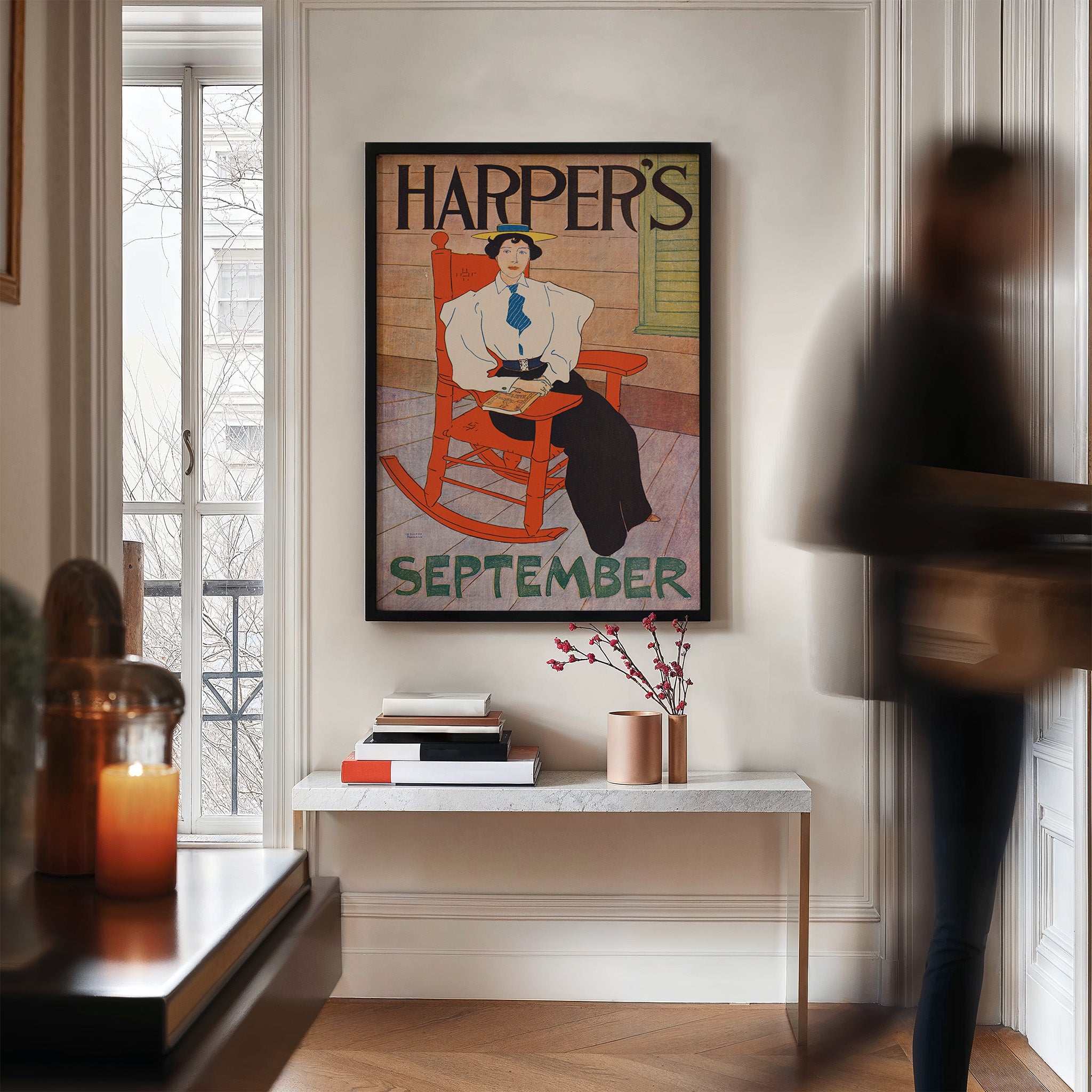 Harper’s Septmeber (1894) by Edward Penfield