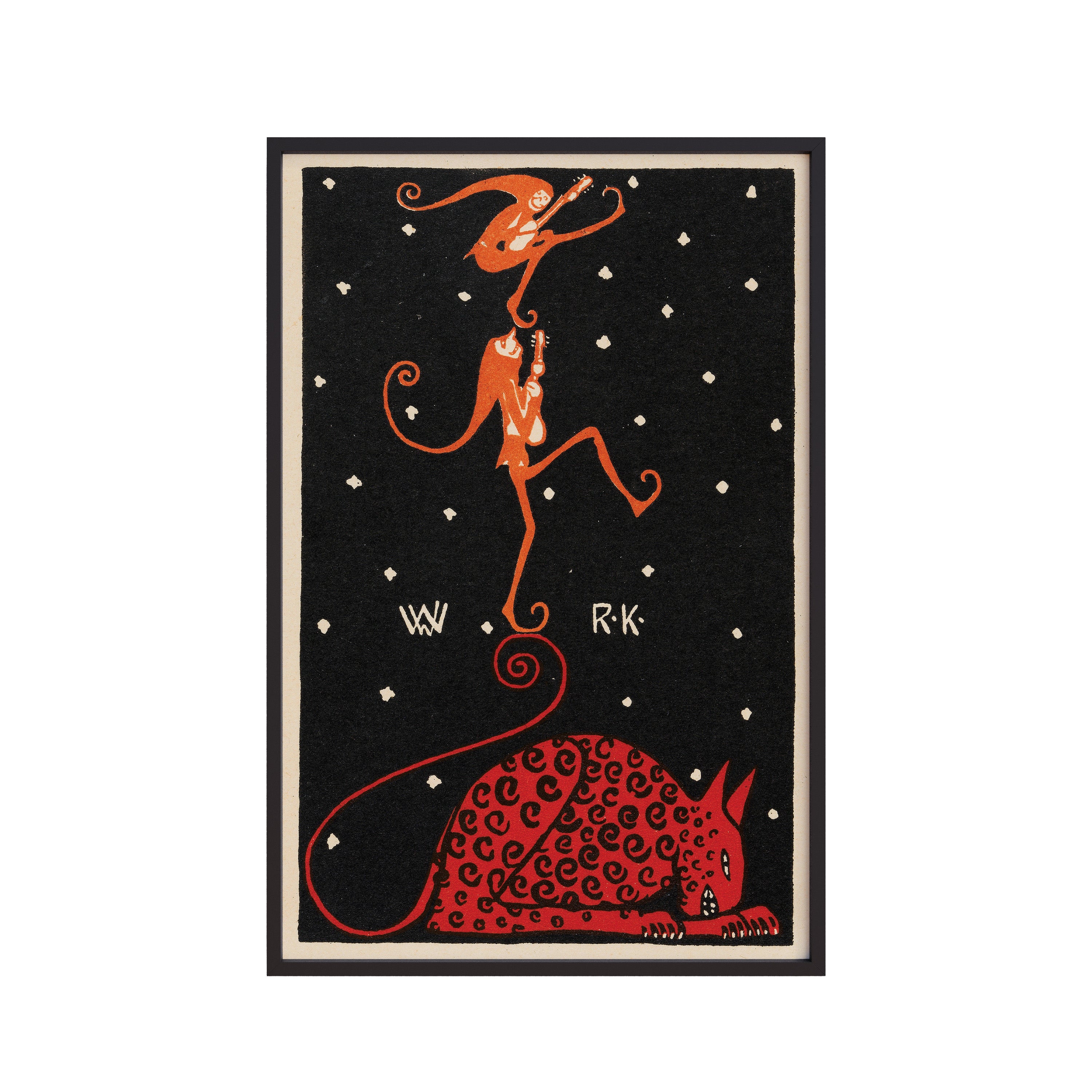 The Cartoon (1907) by Rudolf Kalvach