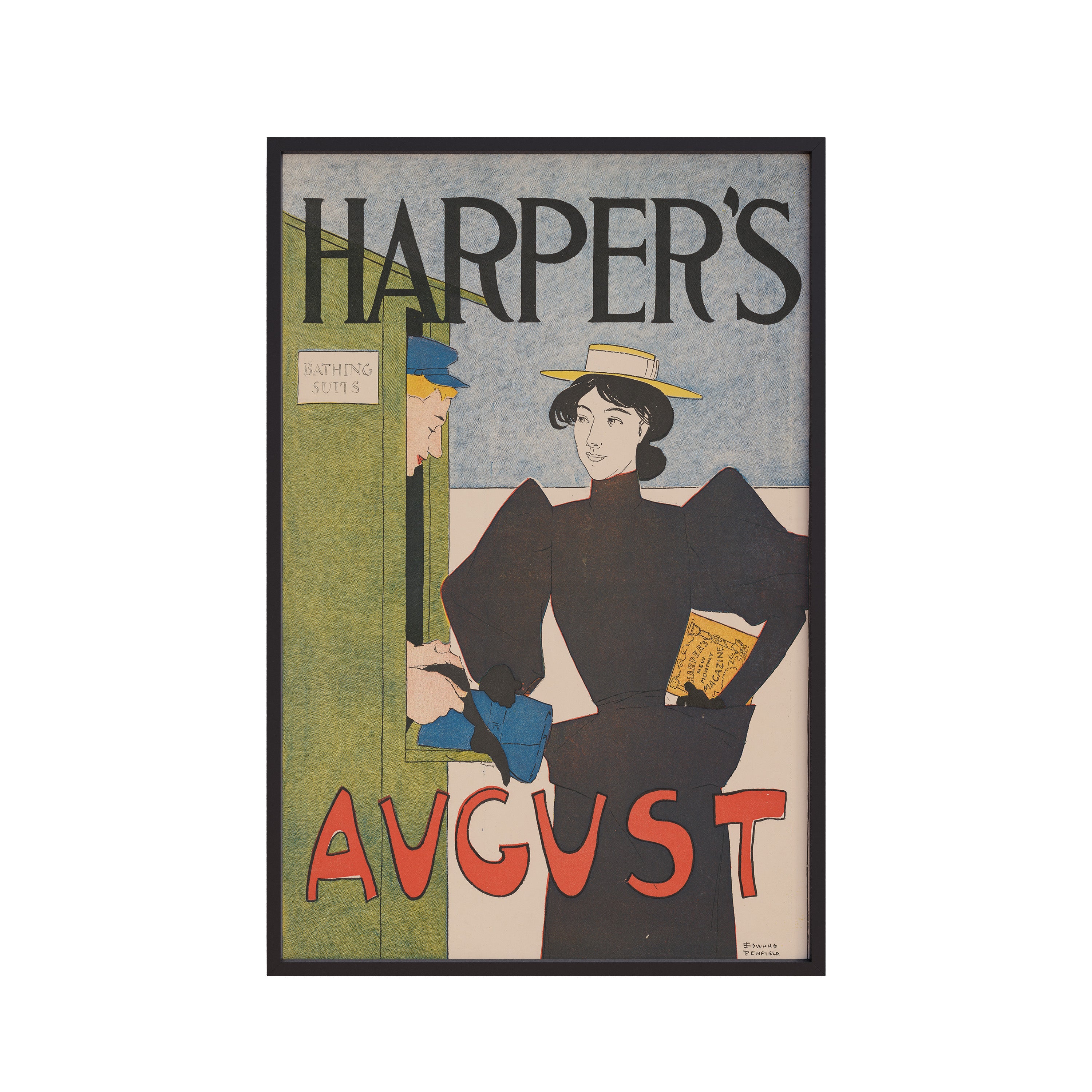 Harper’s August (1894) by Edward Penfield