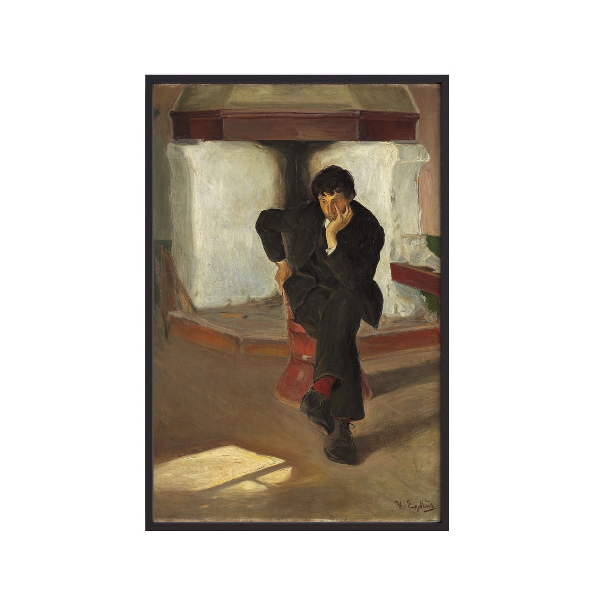 The Dreamer (1895) by Halfdan Egedius