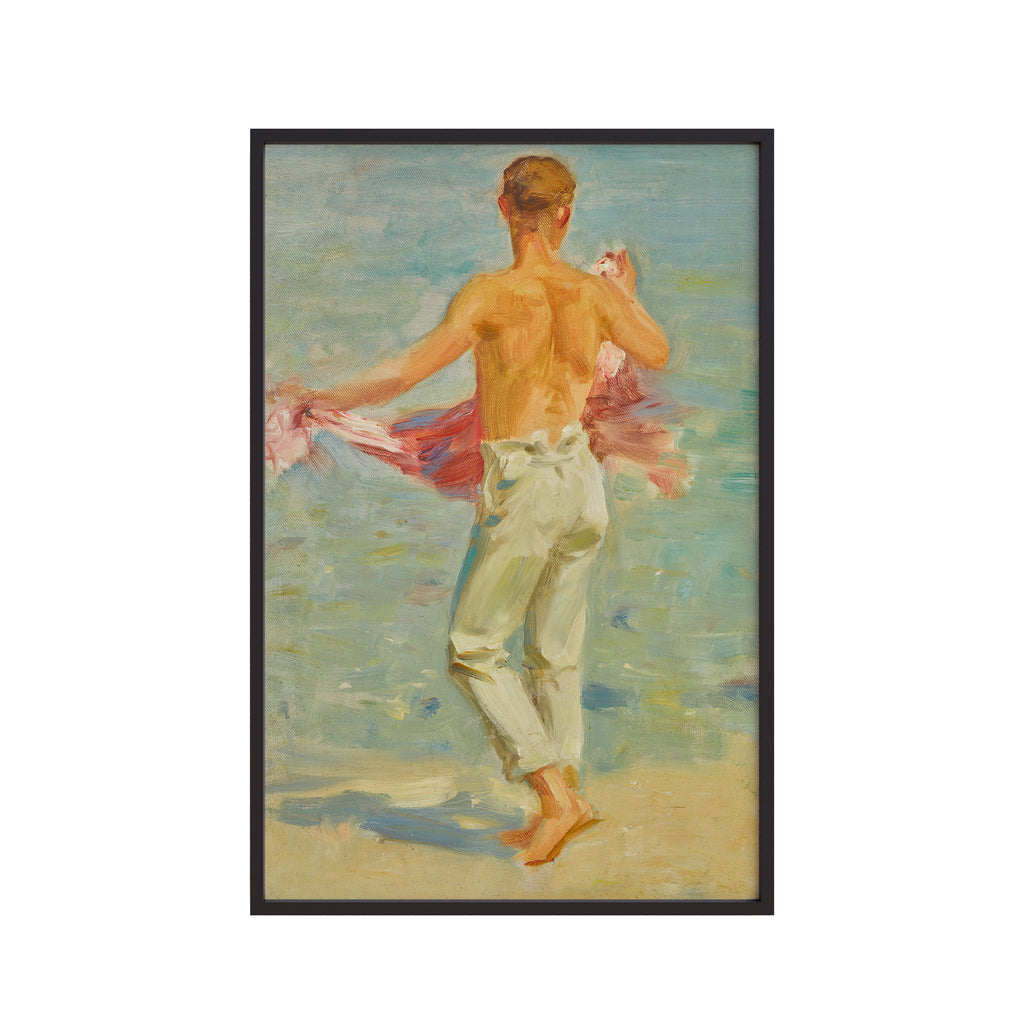 Preparing to Bathe (1911) by Henry Scott Tuke