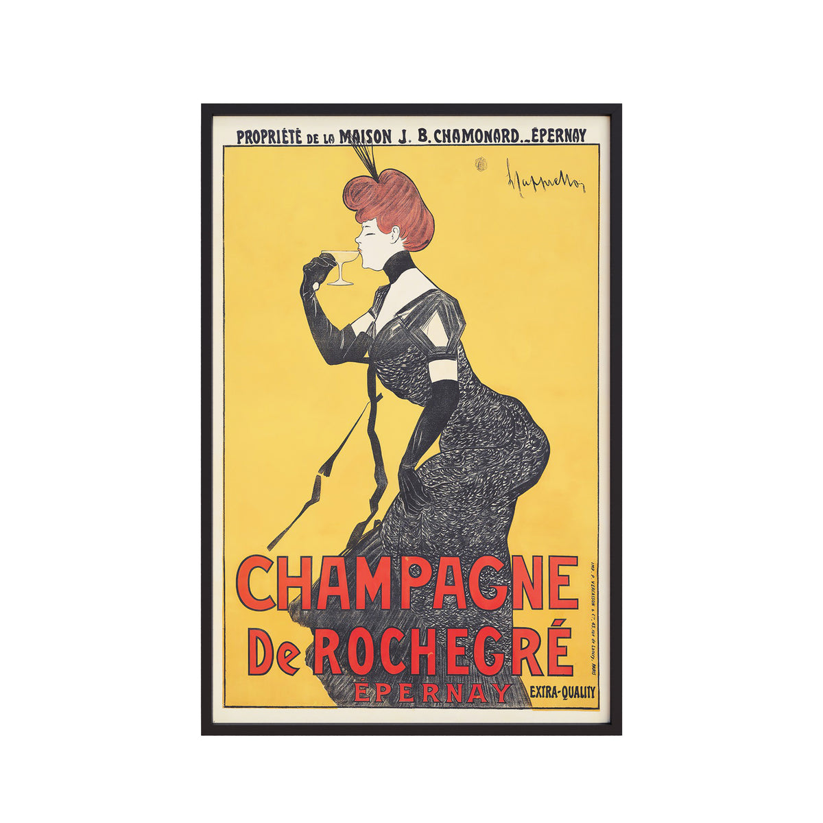 Champagne De Rochegré (1902) by Leonetto Cappiello