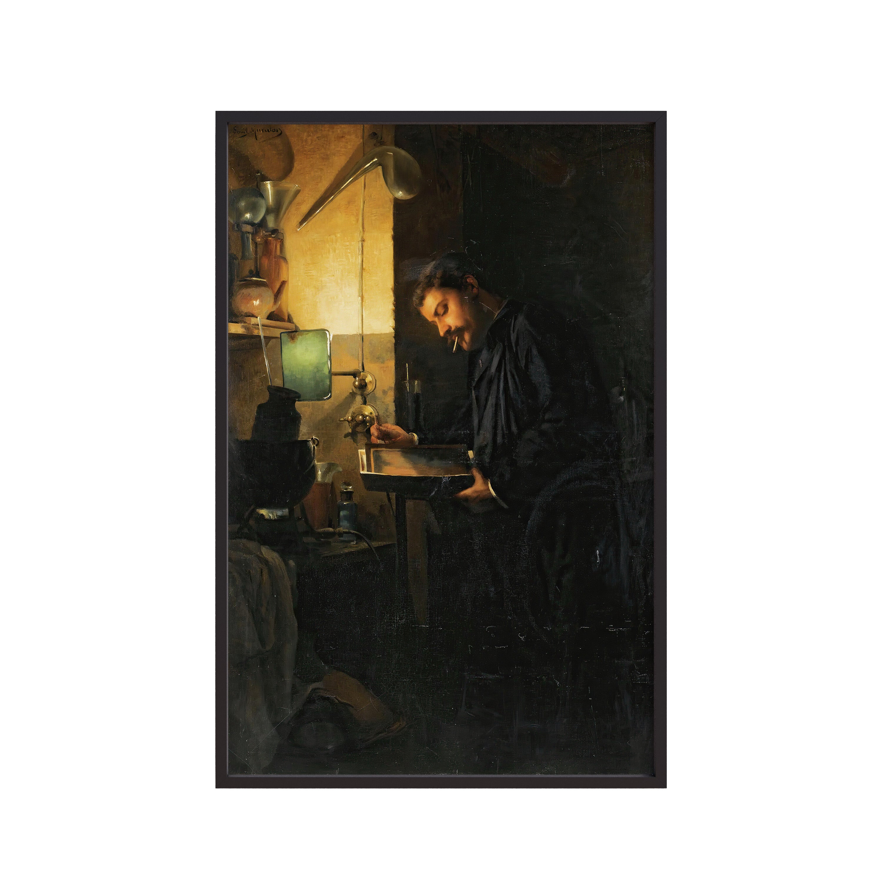 Le photographe (1890) by Louis Camille Muraton