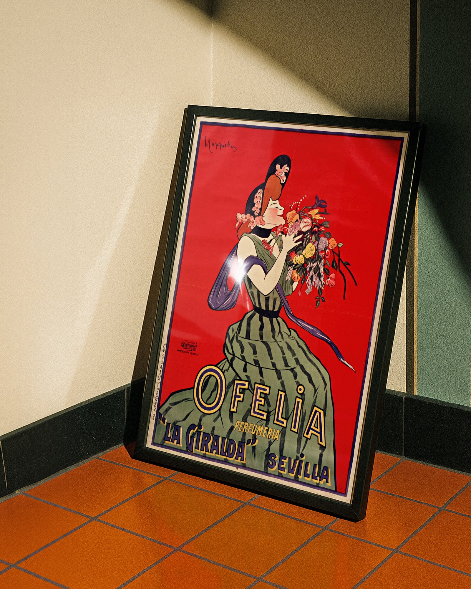 Ofelia, Perfumeria ‘La Giralda’, Sevilla (1906) by Leonetto Cappiello