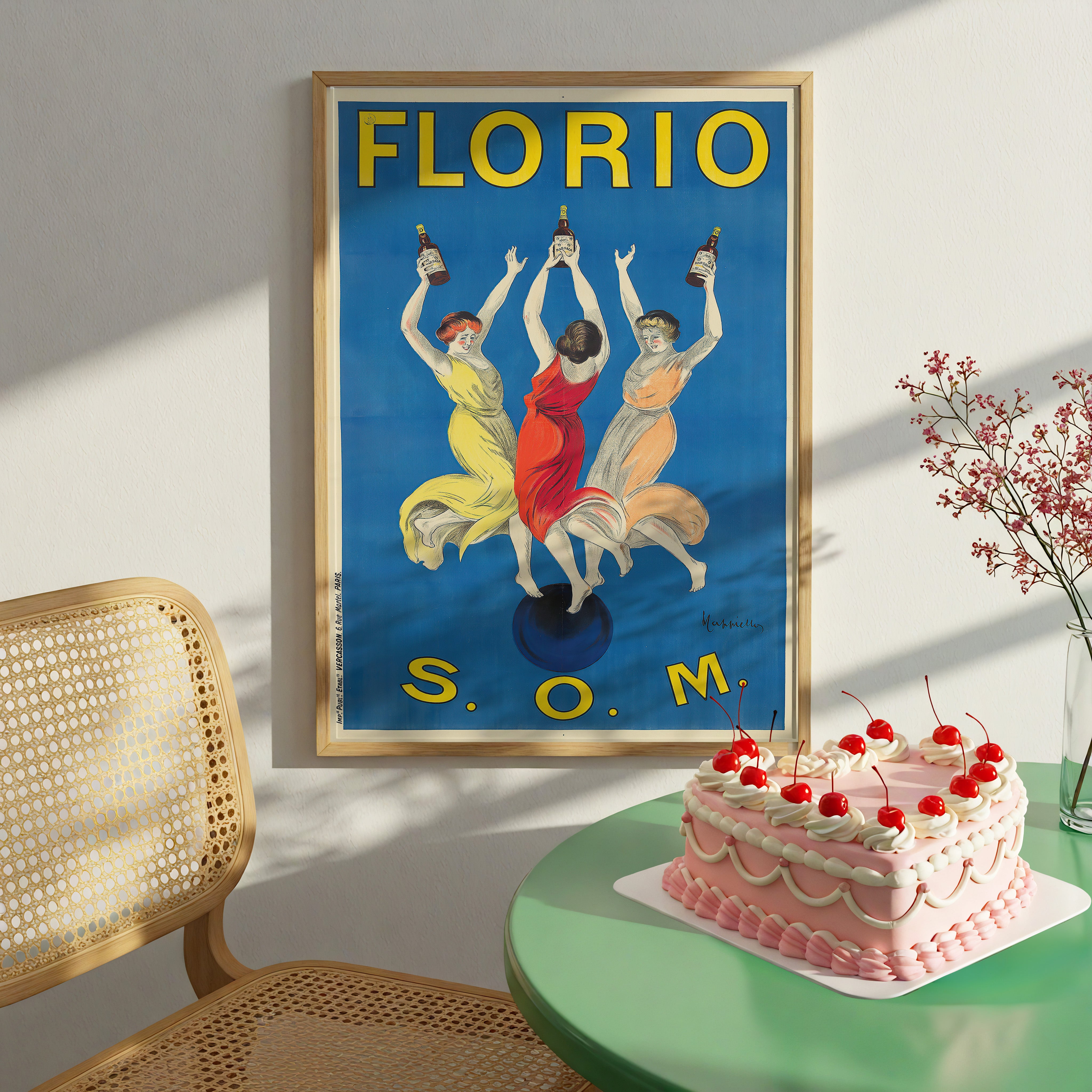 Florio 1911 Vintage Poster by Leonetto Cappiello | Wall Art – Room
