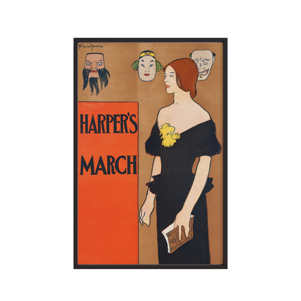 Harper’s March (1896) by Edward Penfield