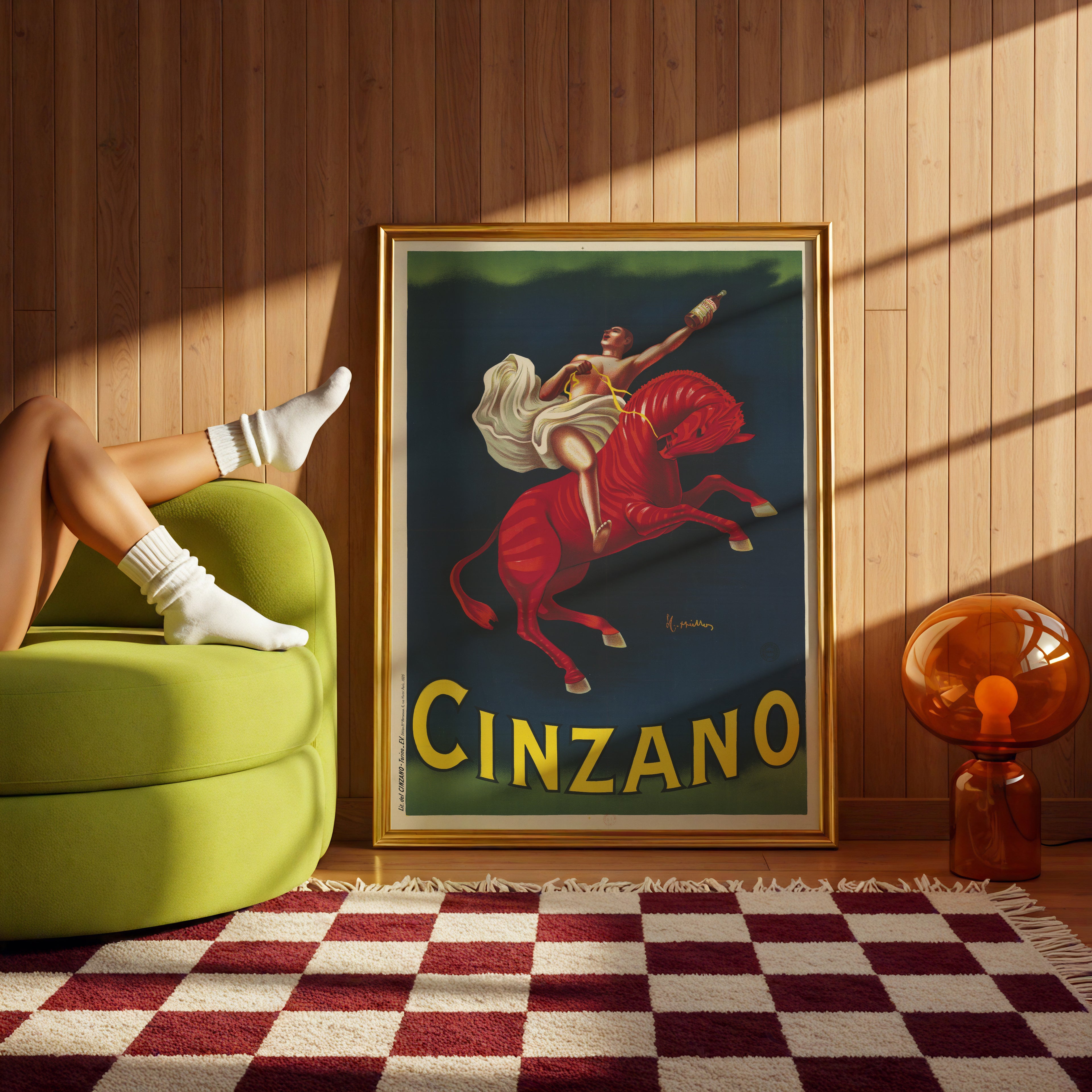 Cinzano (1926) by Leonetto Cappiello