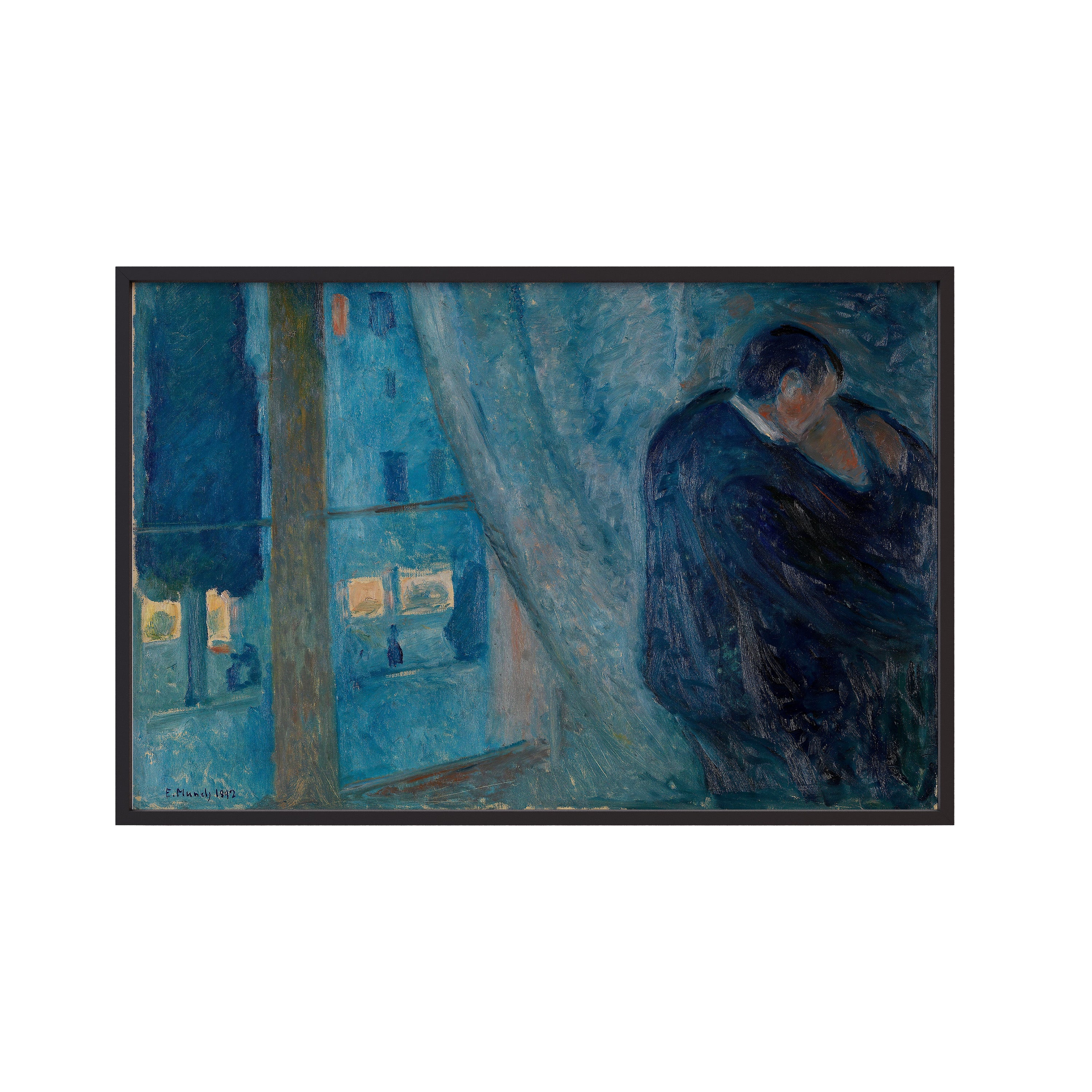 Kiss by the Window (1892) by Edvard Munch