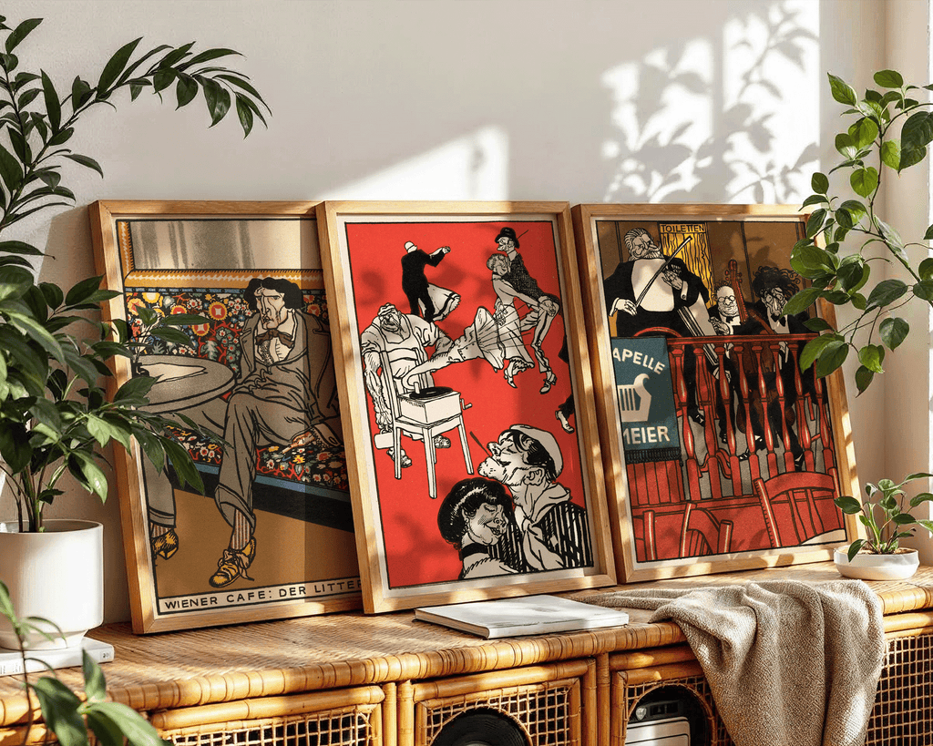 Salon Orchestra Meier (1911) by Moriz Jung