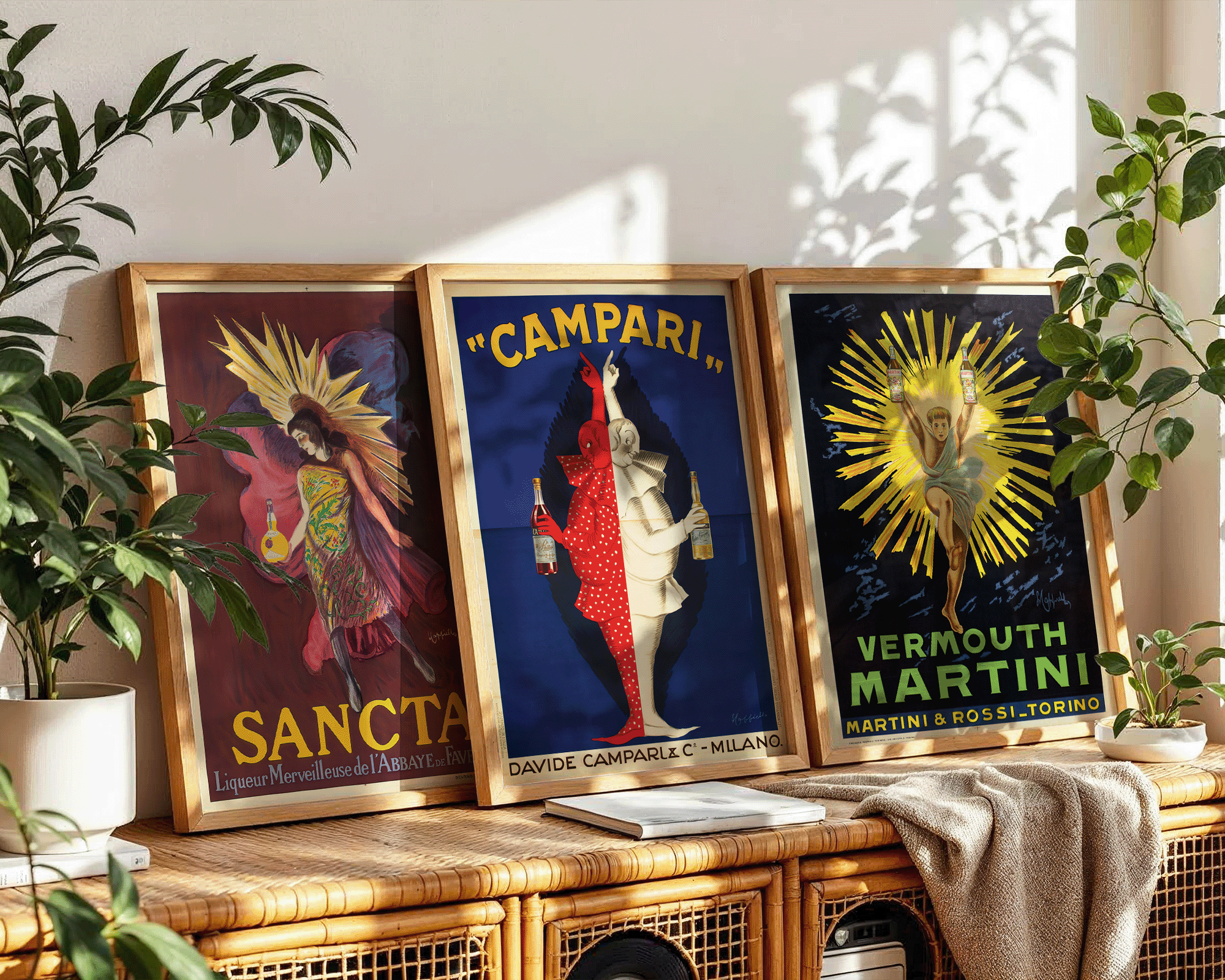 Vermouth Martini – Sunburst Poster (1920) by Leonetto Cappiello