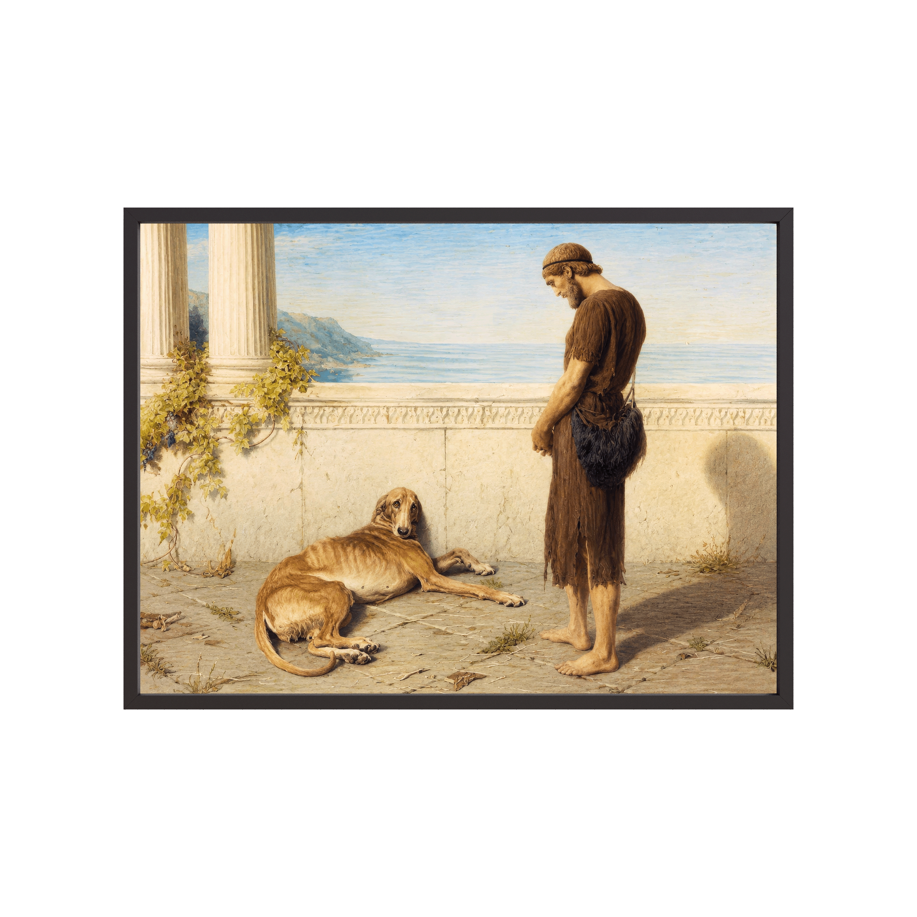 Ulysses and Argus (1870s) by Briton Rivière