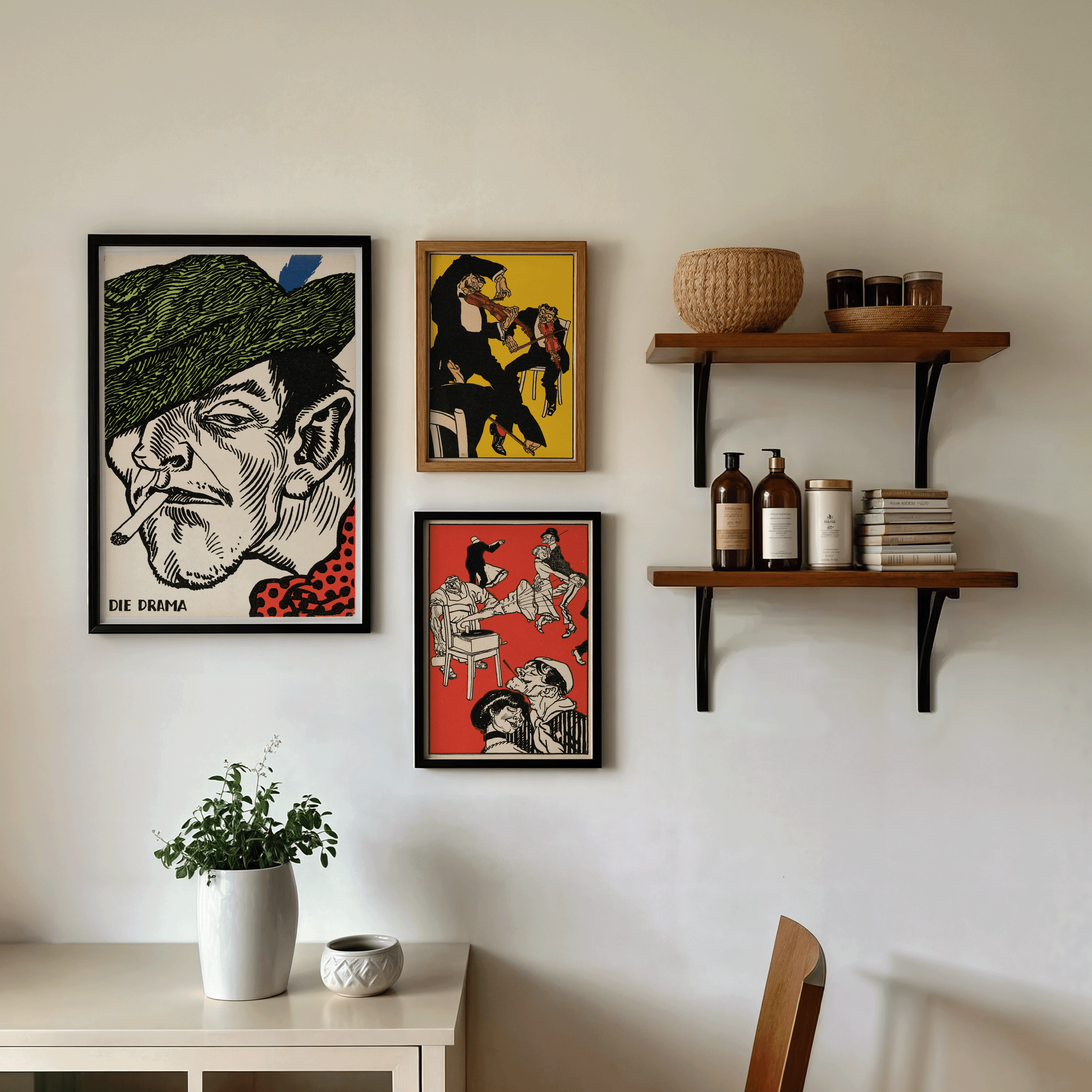 Die Drama (1912) by Moriz Jung (1910s)