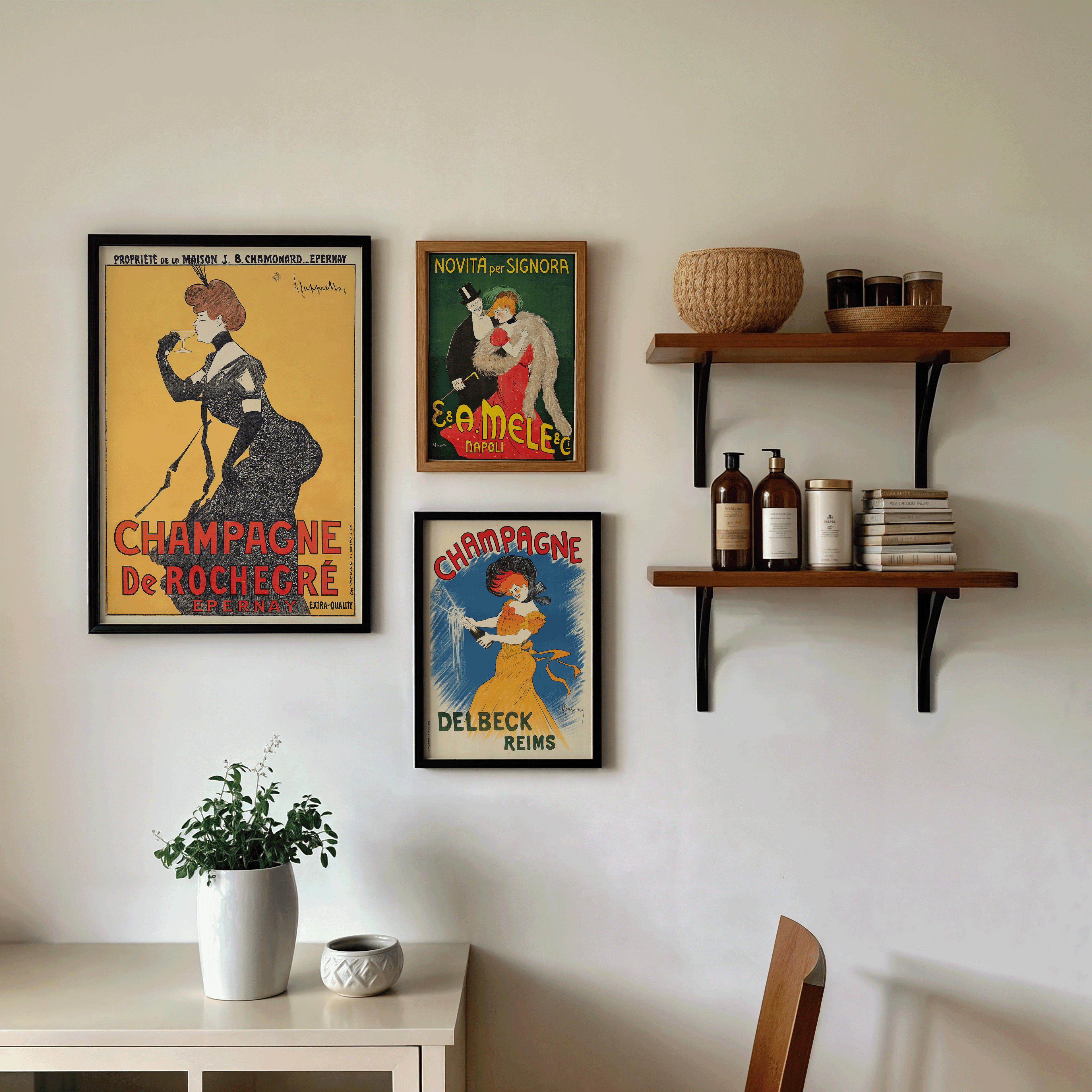 Champagne Delbeck- Celebration (1902) by Leonetto Cappiello