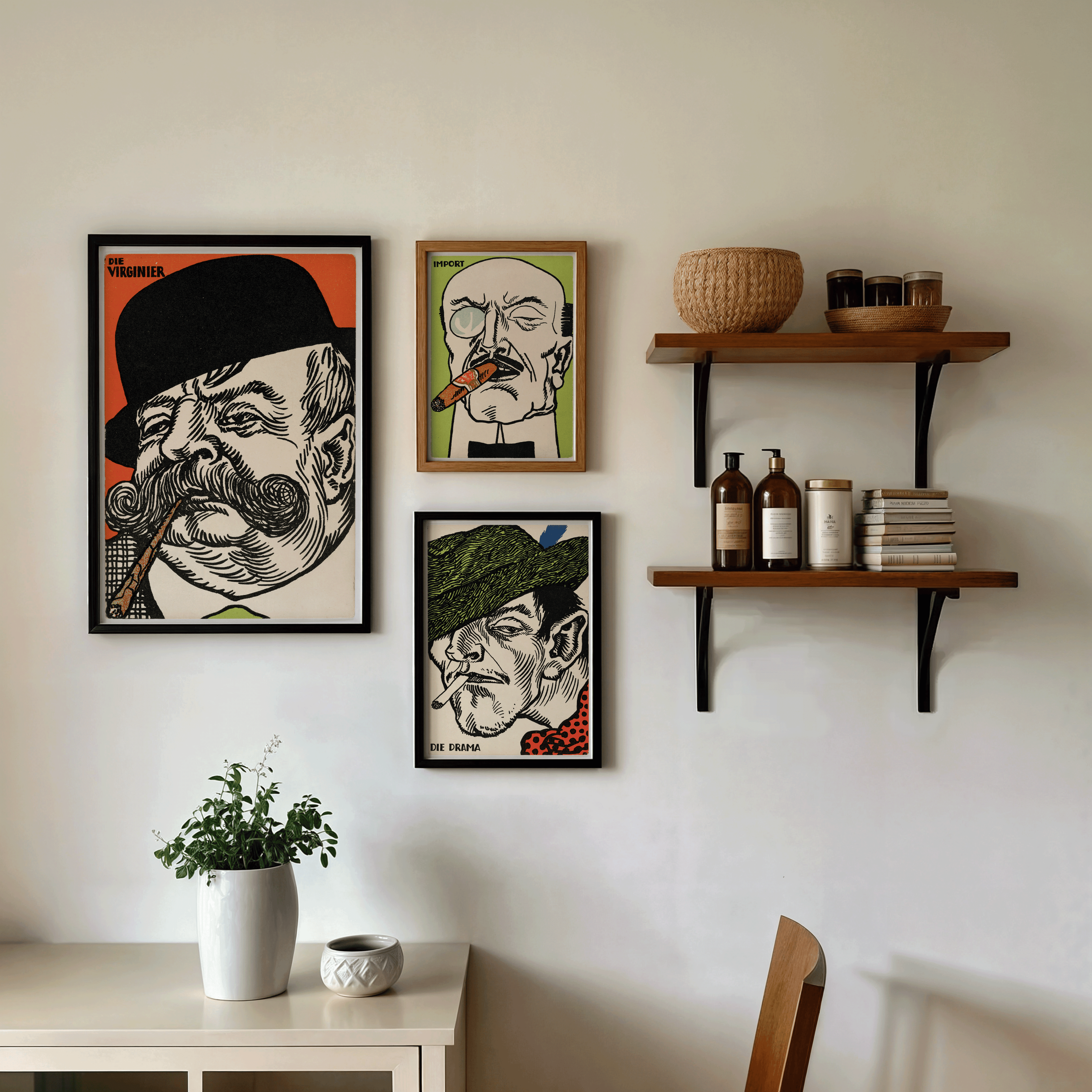 Import- The Monocle Smoker (1912) by Moriz Jung