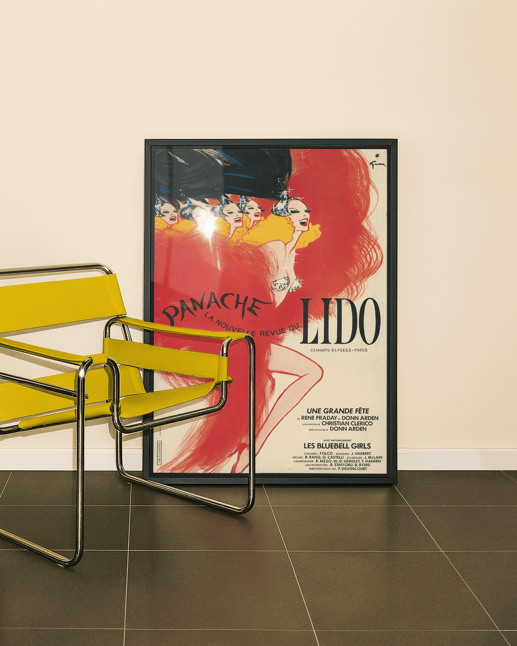 Panache du Lido – Cabaret Poster (1950s) by René Gruau