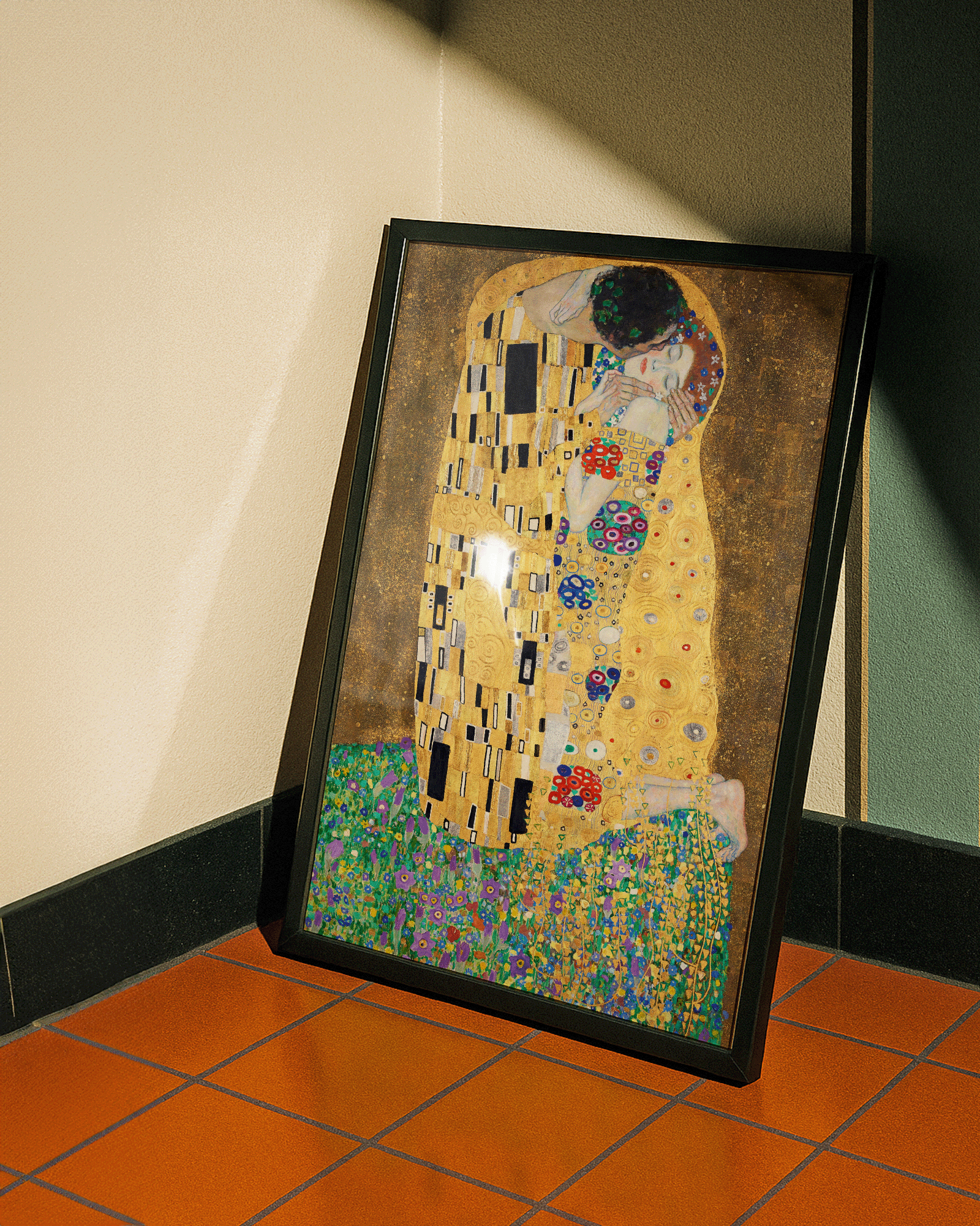 The Kiss (1907-1908) by Gustav Klimt