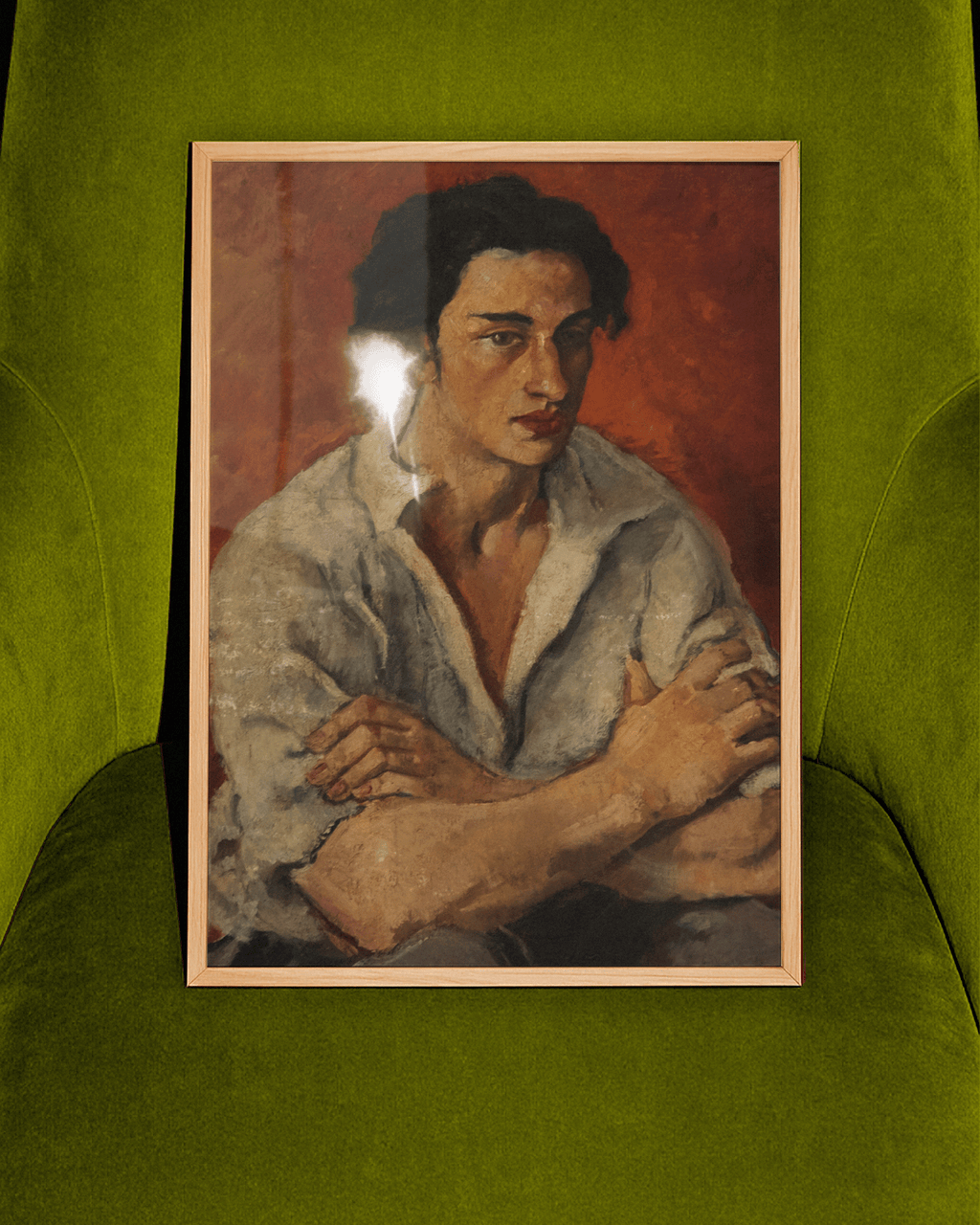 Portrait of a Young Man (1929) by Amrita Sher-Gil