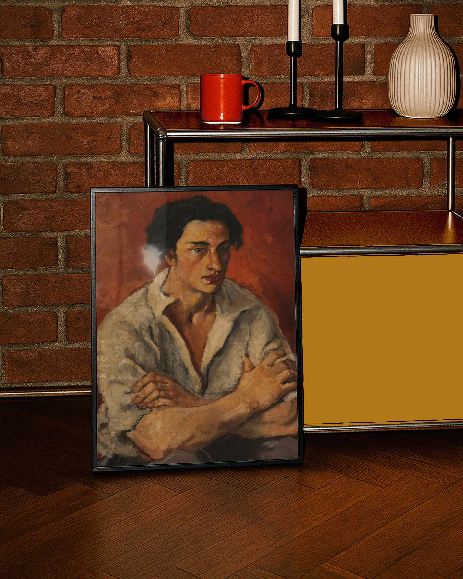 Portrait of a Young Man (1929) by Amrita Sher-Gil