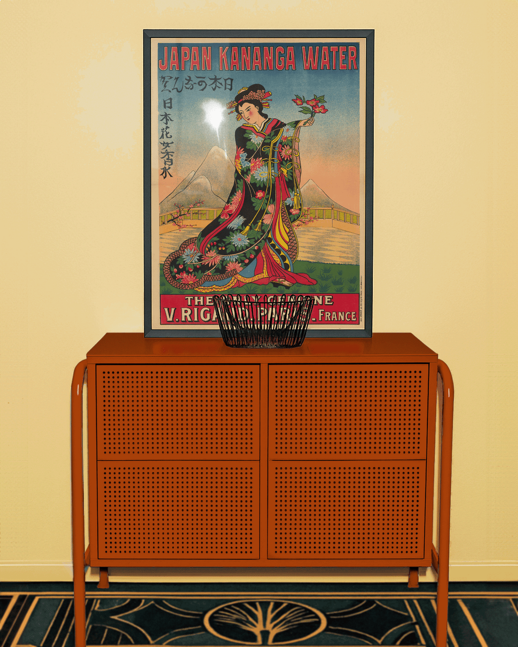 Japan Kananga Water – Perfume Poster (1907) by V. Rigaud