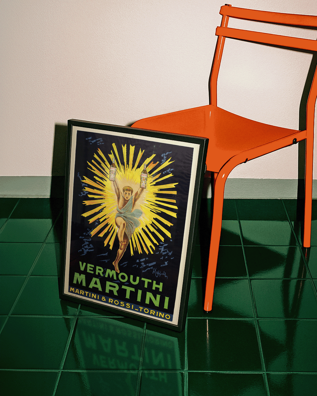 Vermouth Martini – Sunburst Poster (1920) by Leonetto Cappiello