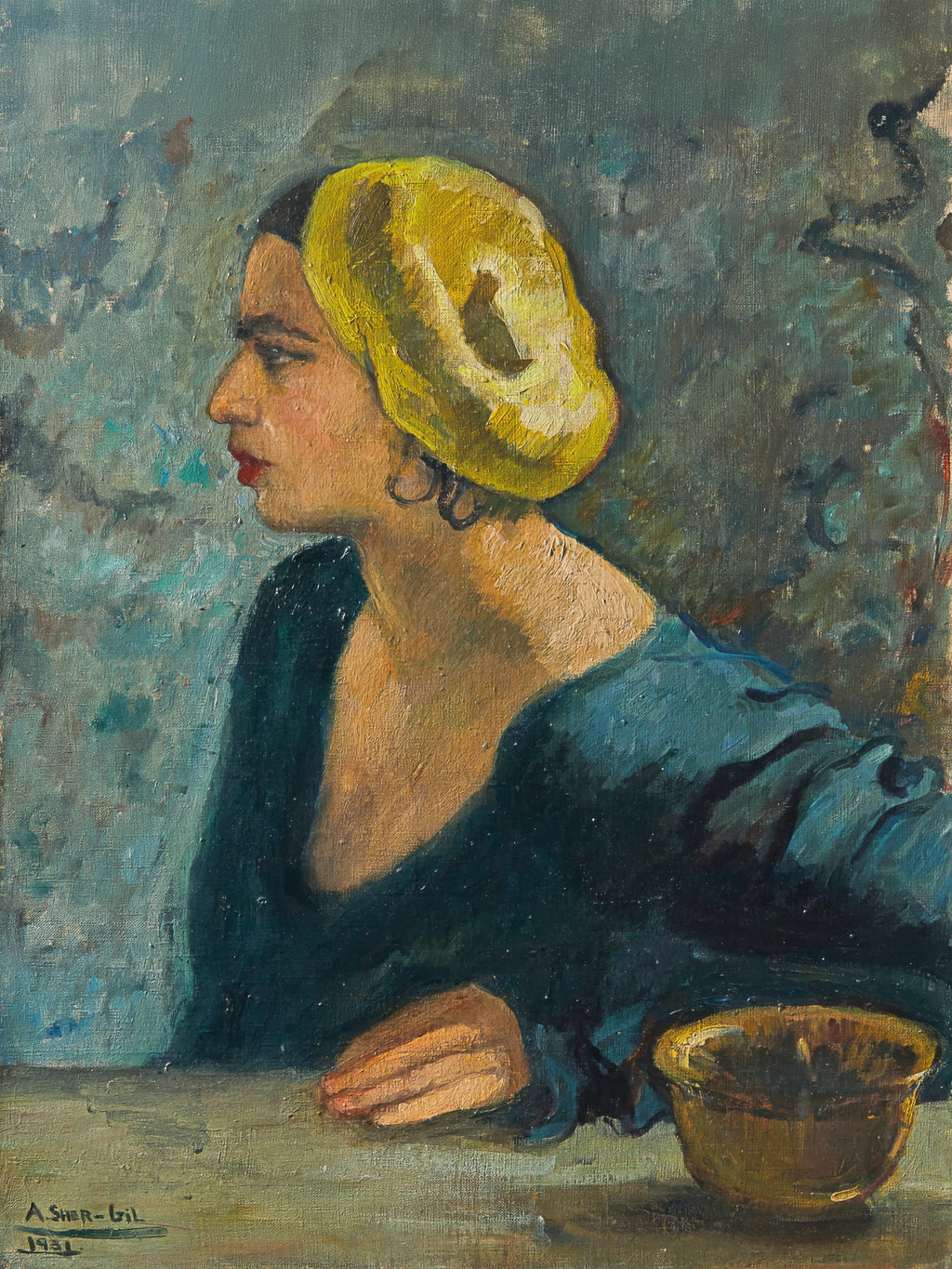 Self-Portrait (1931) by Amrita Sher-Gil — unframed artwork